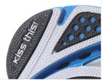 The heel of the shoe has a unique feature. The heel of the shoe has a unique feature.