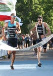 Reed, Potts and Bennett are tied for the lead. Photo: Competitive Image Reed, Potts and Bennett are tied for the lead. Photo: Competitive Image