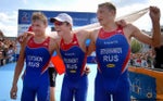 Russians finish one, two, three in Hungary. Photo: Janos Schmidt/Triathlon.org. Russians finish one, two, three in Hungary. Photo: Janos Schmidt/Triathlon.org.