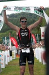 One week prior to the crash in Chicago, Potts won the Timberman Ironman 70.3. Photo: Robert Murphy One week prior to the crash in Chicago, Potts won the Timberman Ironman 70.3. Photo: Robert Murphy