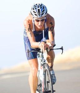 ChrissieBikeFront Chrissie Wellington earned her third-straight Ironman World Championship on Oct. 10, 2009. Photo: Jay Prasuhn