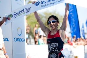 _E8E2589 American Rebeccah Wassner has become known as one of the best non-drafting Olymic-distance athletes. Photo: Robert Murphy