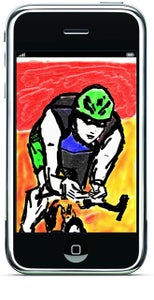 AbstractBiker3F Illustration by Robert Murphy.