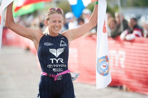 sarahhaskinsMIT Sarah Haskins opened her season with a win at the Miami International Triathlon. Photo: Roberty Murphy
