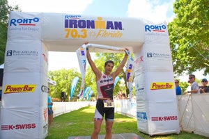 Timothy O'Donnell_First Place O'Donnell took first place at this years Ironman 70.3 Florida race.