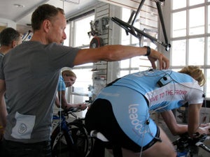 Susannah SV Kundrat fit back posture Sept2010 Finding a bike fitter who knows what he's doing is key. Photo provided by Mark Deterline.