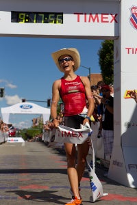 linseycorbin Corbin nabbed her first Ironman victory at the 2010 Ironman Coeur d'Alene Triathlon. Photo: Larry Rosa