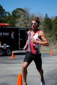 DSC_0447 Jefferson says he is better able to stay injury-free when competing in triathlon as opposed to running.