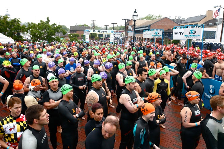 Triathletes
