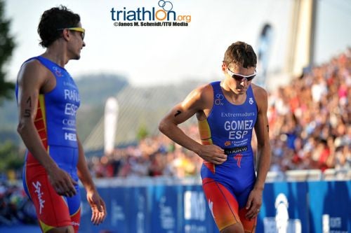 Gomez had a tough race at the European Championships in 2011. Photo: Janos Schmidt/Triathlon.org