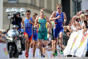 Men's run in Hamburg - credit Delly Carr ITU