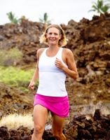 Skirt Sports Nicole DeBoom running in Marathon Girl Skirt