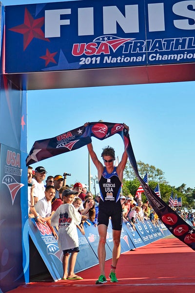 Verzbicas is the top American junior triathlete. Photo: Rich Cruse/ USA Triathlon