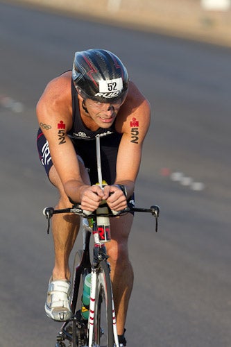 While most Kona contenders are already in Hawaii, Potts will be in Dallas racing one week out from the Ironman World Championship. Photo: Jeff Bottari