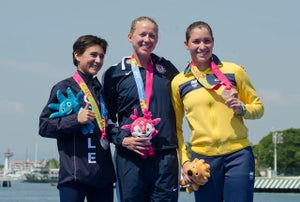 Pan Am podium by triathlon.org and Richard Lam