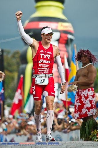 Potts finished 17th at last year's Ironman World Championship. Photo: Nils Nilsen