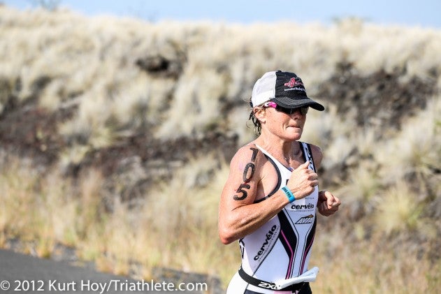Mary Beth Ellis was the top American finisher in Kona in 2012. Photo: Kurt Hoy