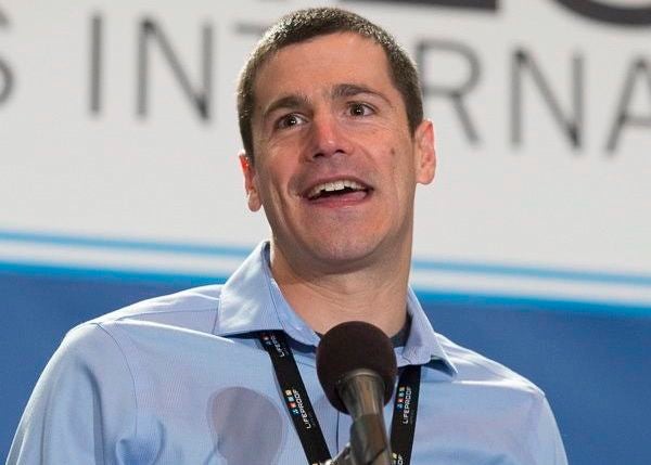 Potts served as the keynote speaker. Photo: Paul Phillips/Competitive Image