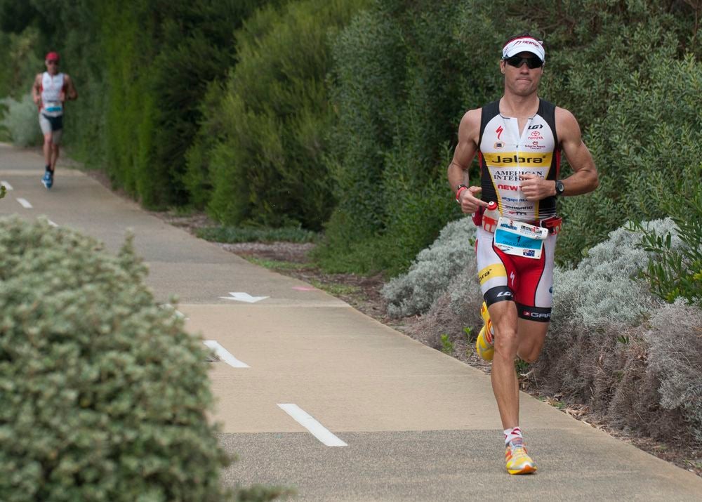 The moment Alexander passed Brown. Photo: Simon Grimmet