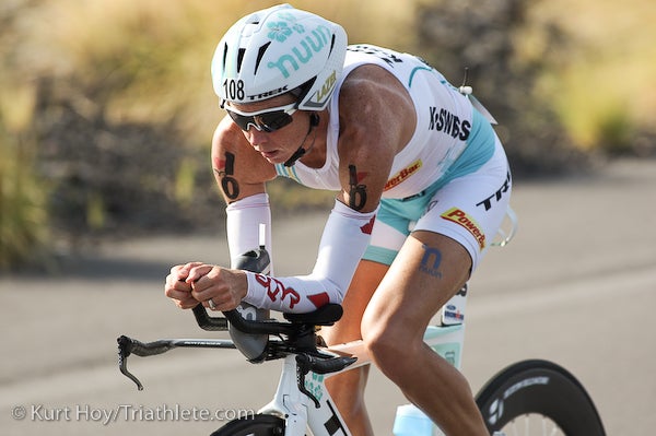 Dibens' last time competing was at the 2011 Ironman World Championship. Photo: Kurt Hoy