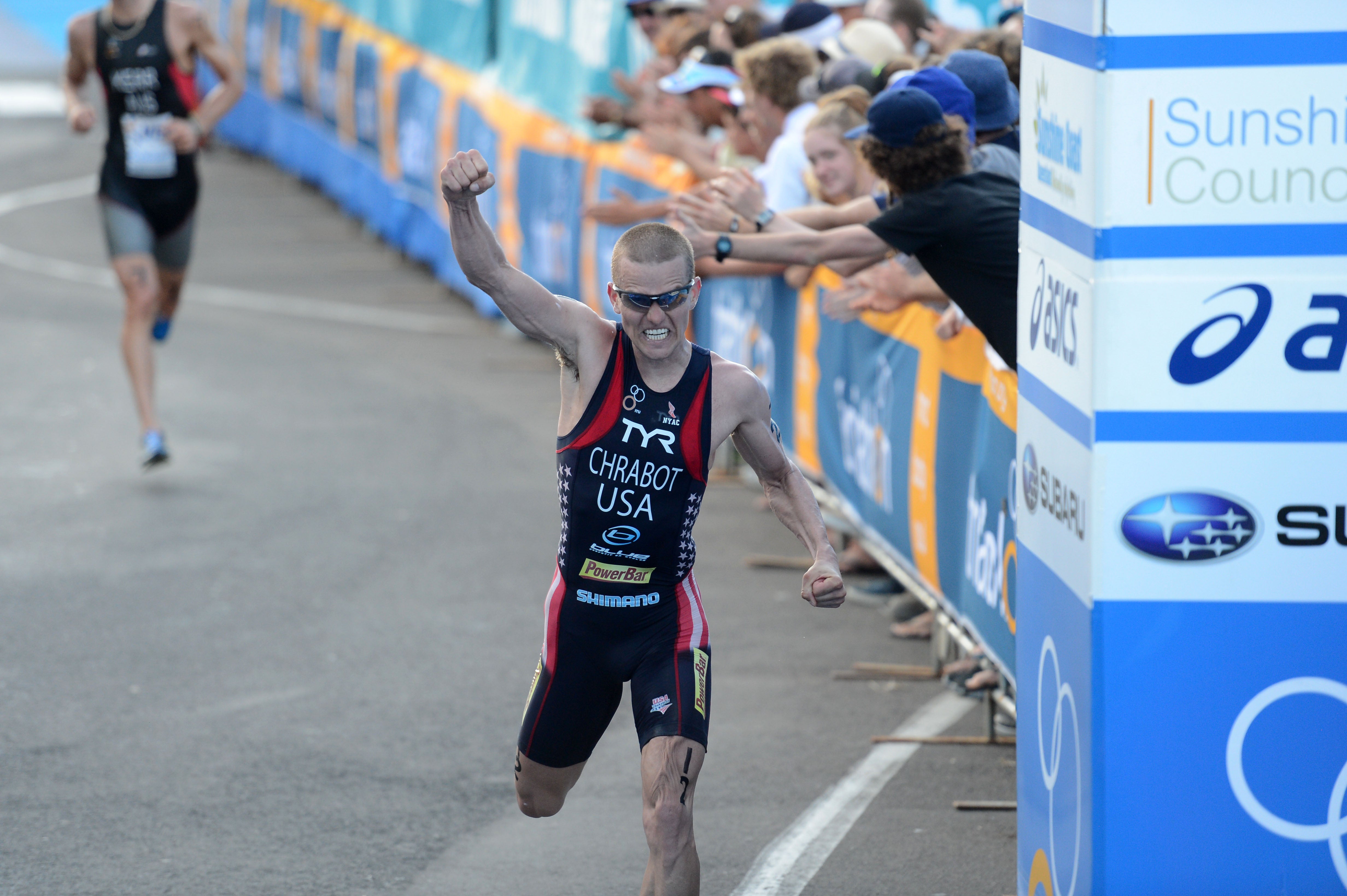 Chrabot finished second at the year's ITU World Cup opener in Mooloolaba. Photo: Delly Carr/Triathlon.org