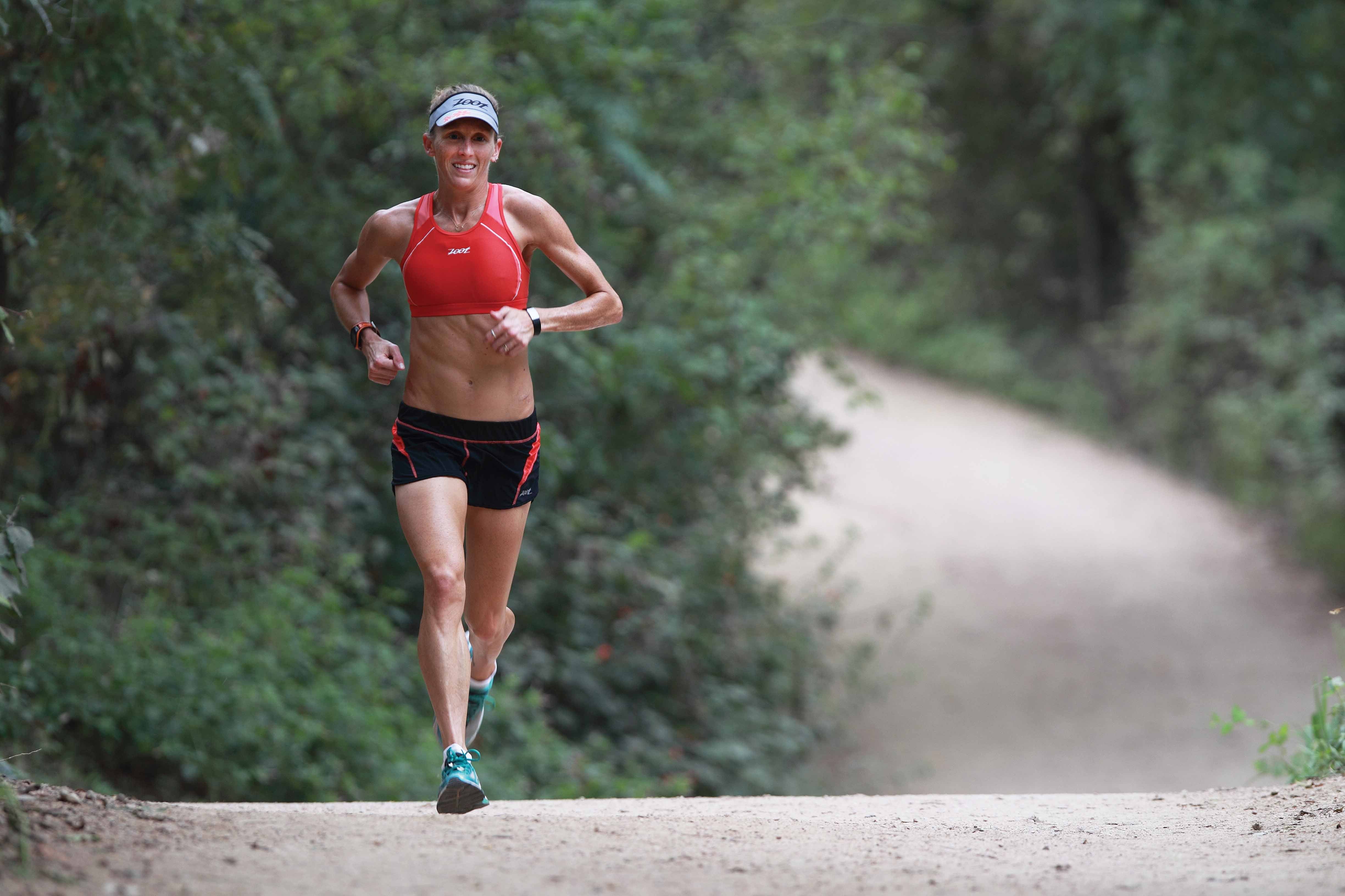 Kelly Williamson runs in Austin, Texas. Photo: Elizabeth Kreutz
