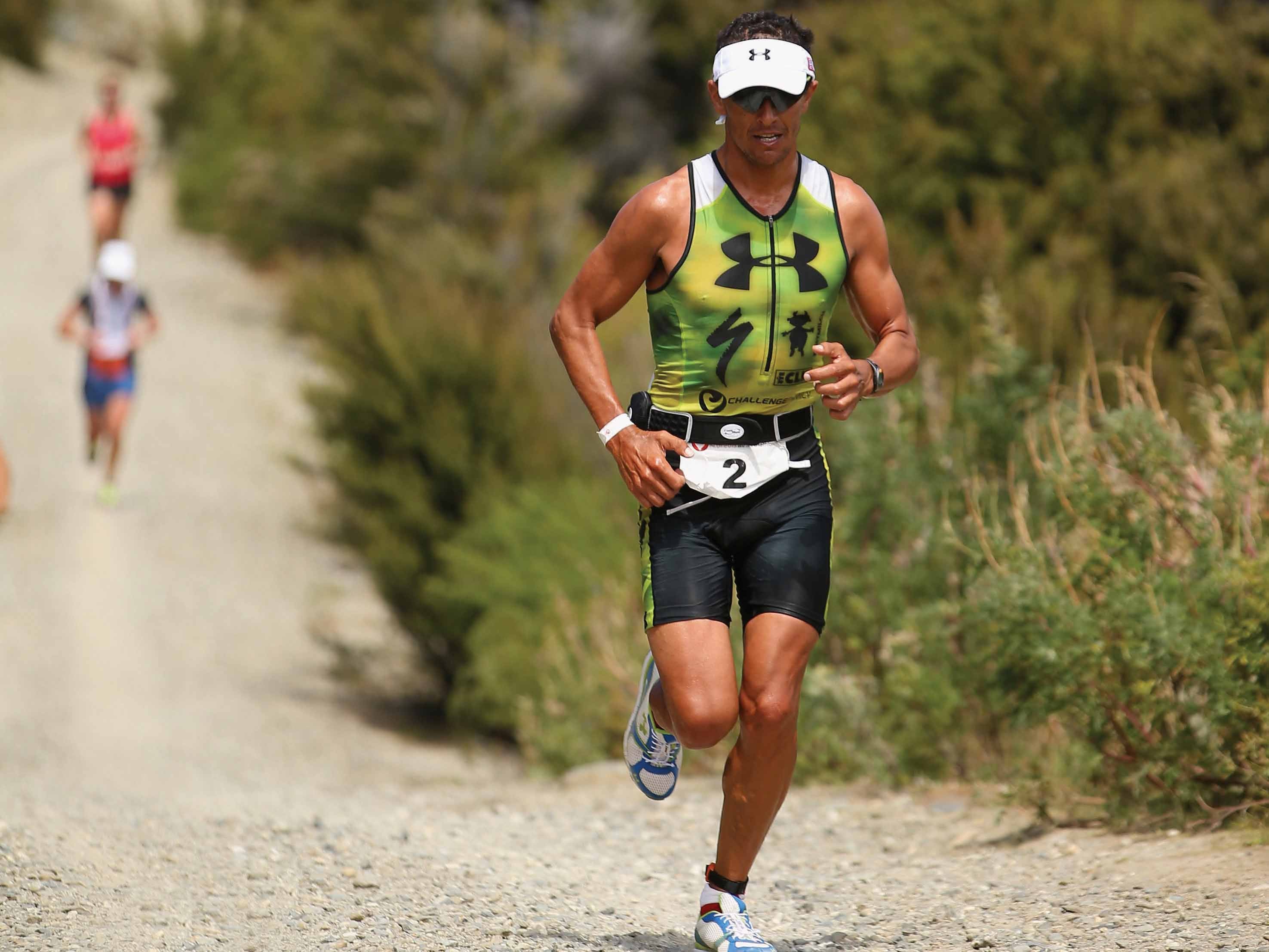 Macca competes at Challenge Wanaka. Photo: Phil Walter/Getty Images