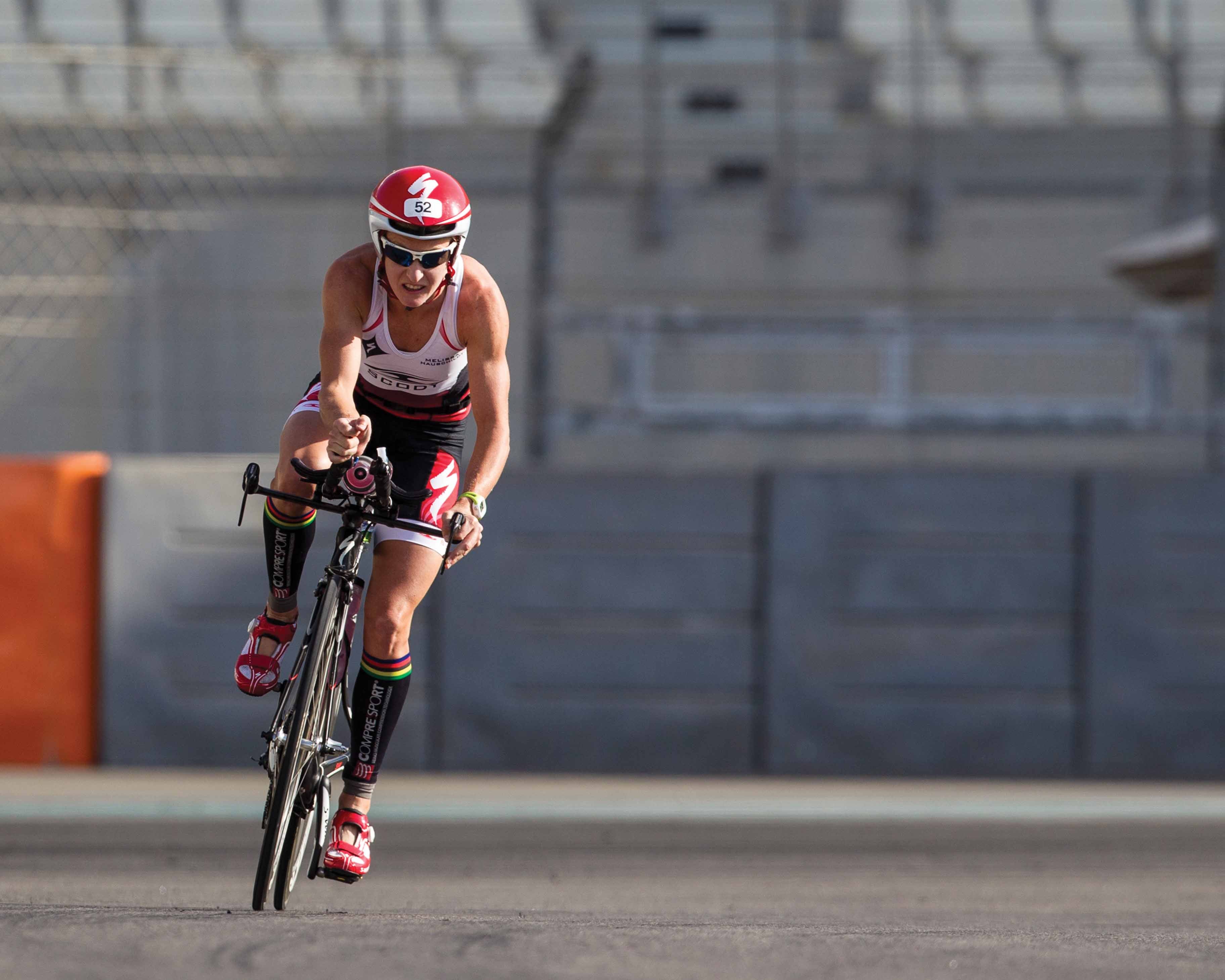 Hauschildt at the 2013 Abu Dhabi International Triathlon. Photo: Paul Phillips