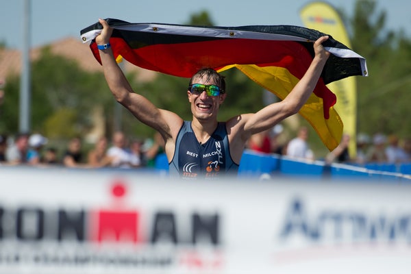 Kienle will look to defend his 70.3 world title. Photo: Jeff Bottari