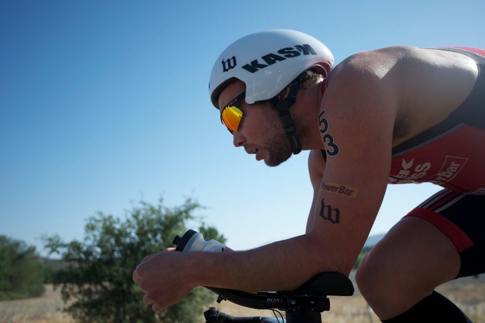 Gambles at the 2013 Wildflower Long Course Triathlon. Photo: Aaron Hersh