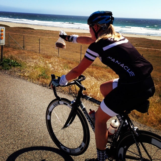 Will ride for cookies–Jene finds a unique method to stay motivated!
