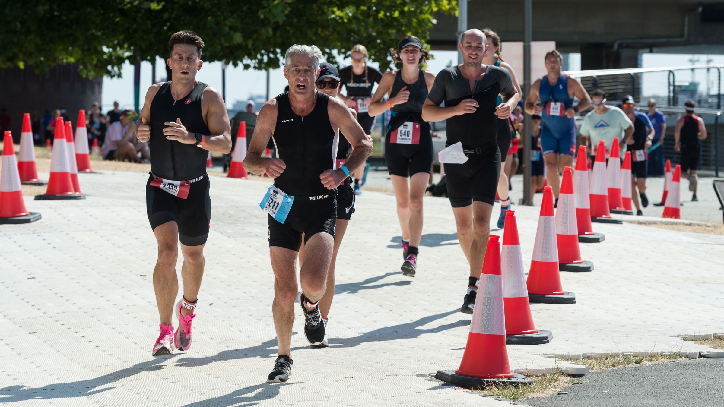 Athletes learn how running is different from triathlon running