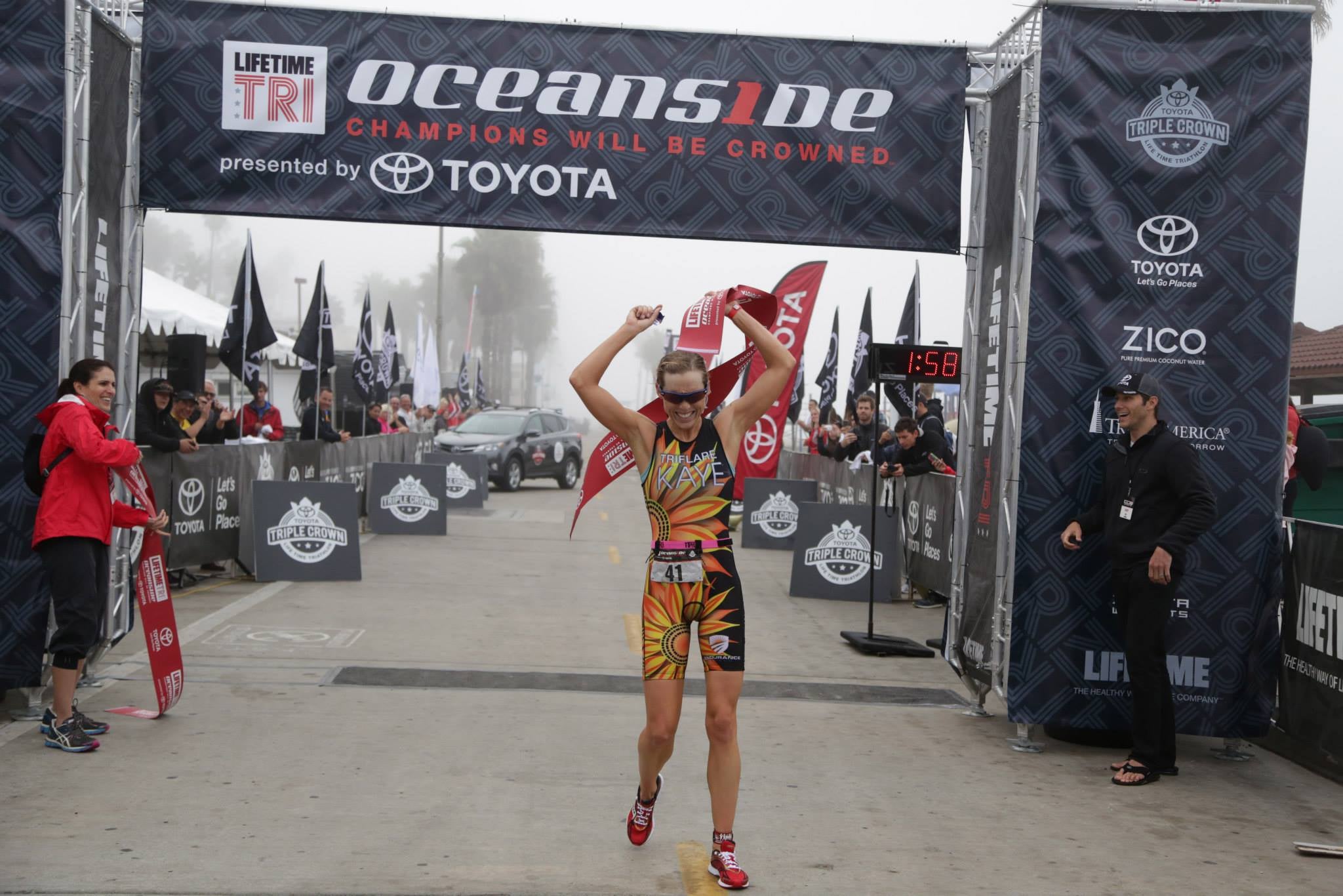 Alicia Kaye had the biggest payday of all of the athletes. Photo: Nathan Schneider