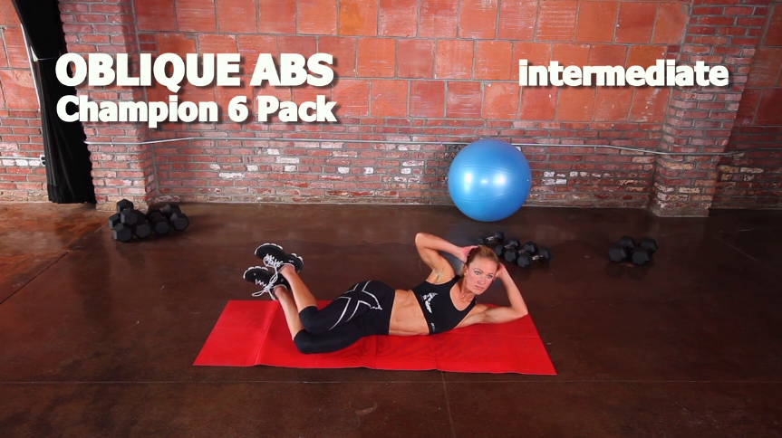 In this video from the 6-Minute 6-Pack workout series, elite athlete and trainer Lesley Paterson demonstrates three variations of the oblique abs exercise for core strength.