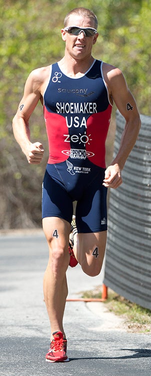 Olympian Jarrod Shoemaker will compete against other top elites Saturday at Lake Louisa State Park. Photo: Romeo T. Guzman/USA Triathlon