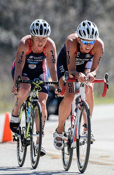Sara McLarty and Sarah Haskins will both compete on Saturday. Photo: Romeo T. Guzman/USA Triathlon