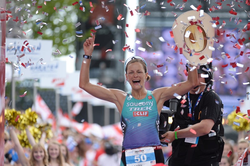 Dispatch Linsey Corbin’s RecordCrushing Win Triathlete