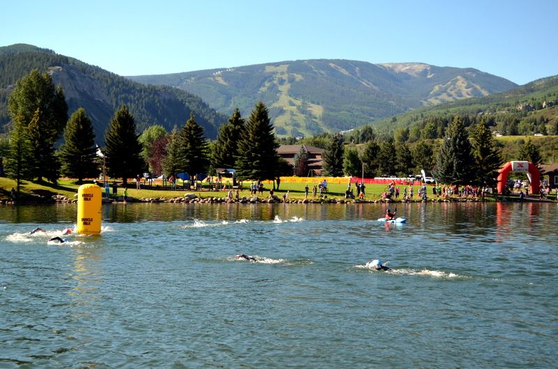 The swim at Beaver Creek Resort. Photo: XTERRA