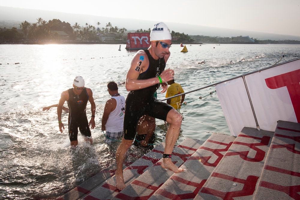 Brandon Marsh at the 2013 Ironman World Championship. Photo: John David Becker