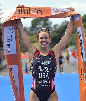 Katie Hursey picked up her third podium finish of the 2014 season on Sunday. Photo: Scott Taylor/Triathlon.org