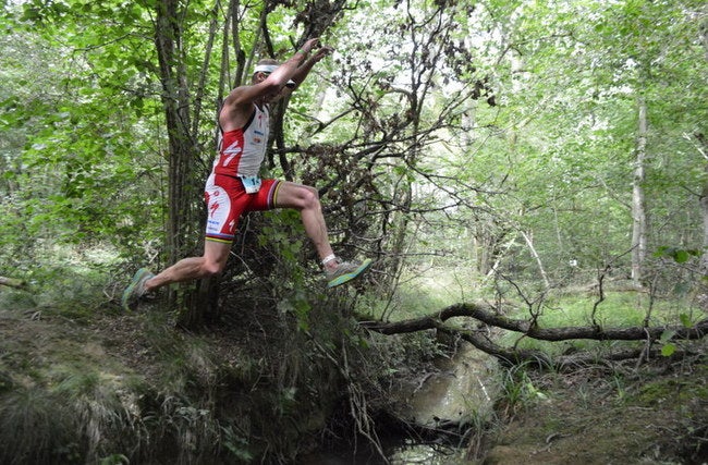 Conrad Stoltz on his way to victory. Photo: XTERRA