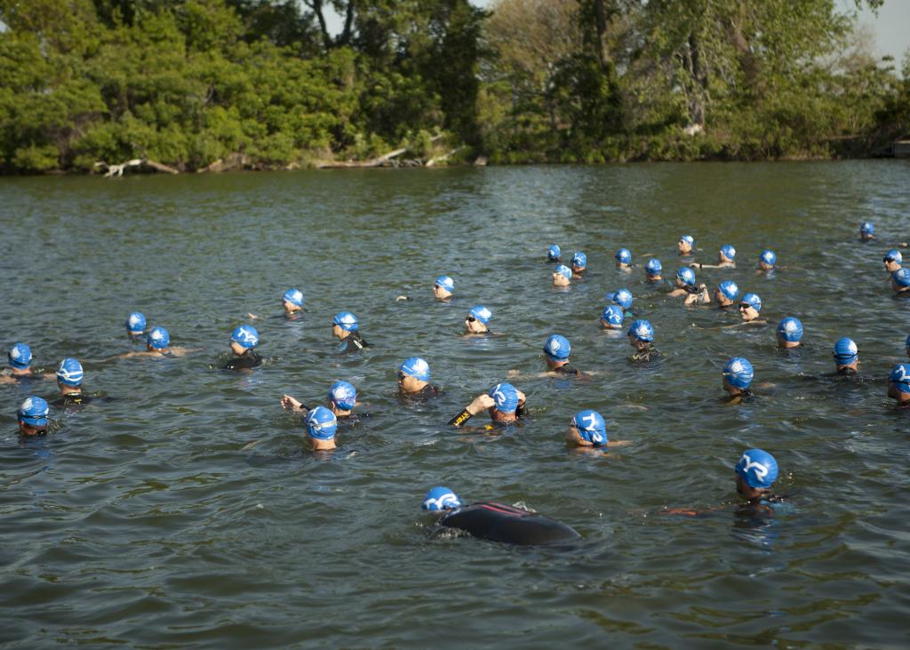 Athletes compete at the 2014 Leon's Triathlon. Photo: Leonstriathlon.com