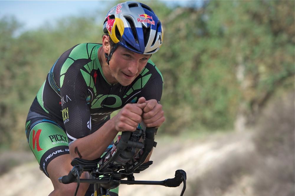 Jesse Thomas on his way to his fourth Wildflower win. Photo: Aaron Hersh