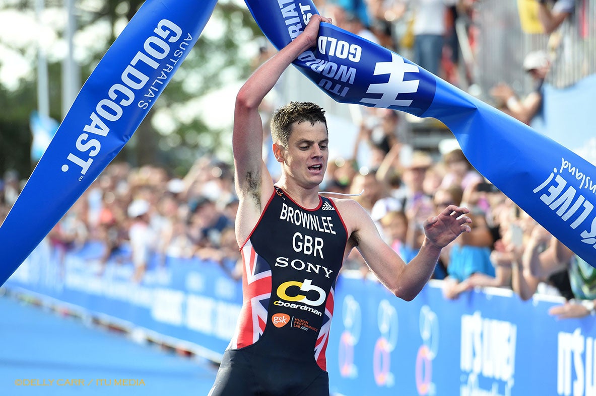 Brownlee gets another WTS win. Photo: Delly Carr/Triathlon.org