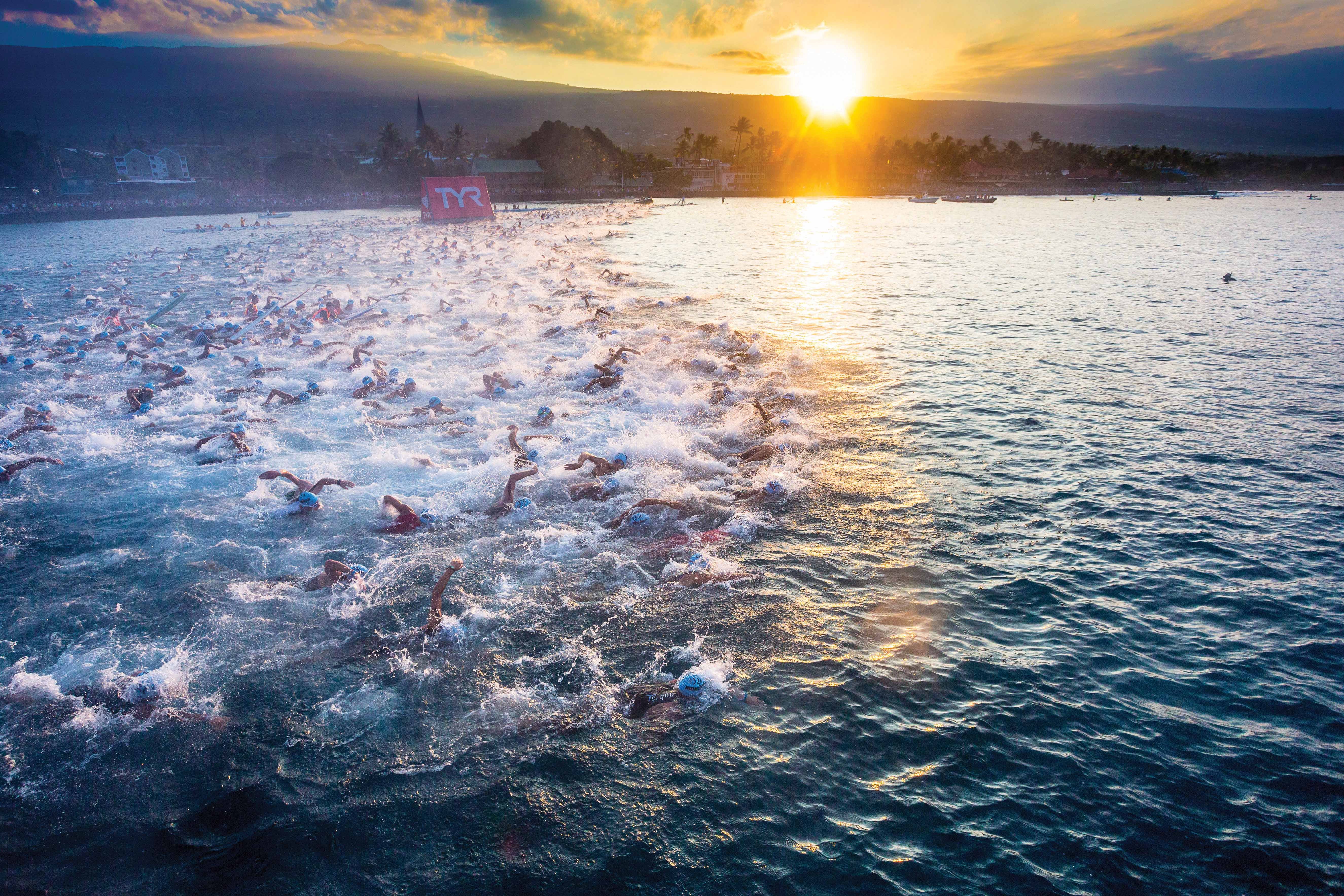 Age groupers compete in the 2014 Ironman World Championship. Photo: Endurapix