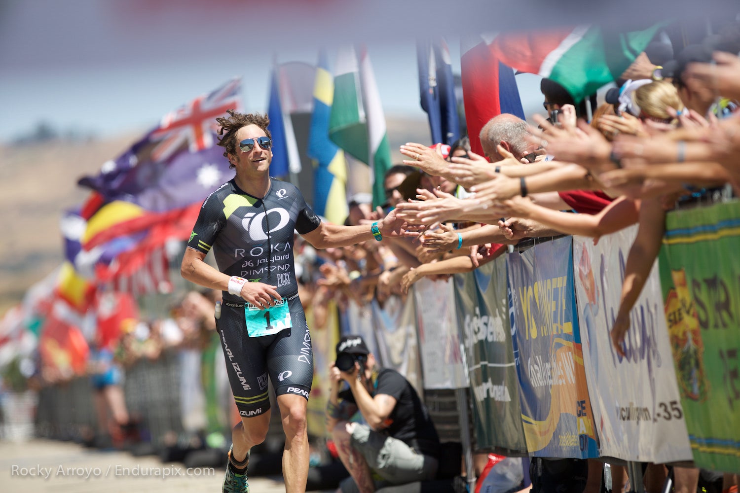 American Jesse Thomas gets his fifth Wildflower win in a row. Photo: Rocky Arroyo