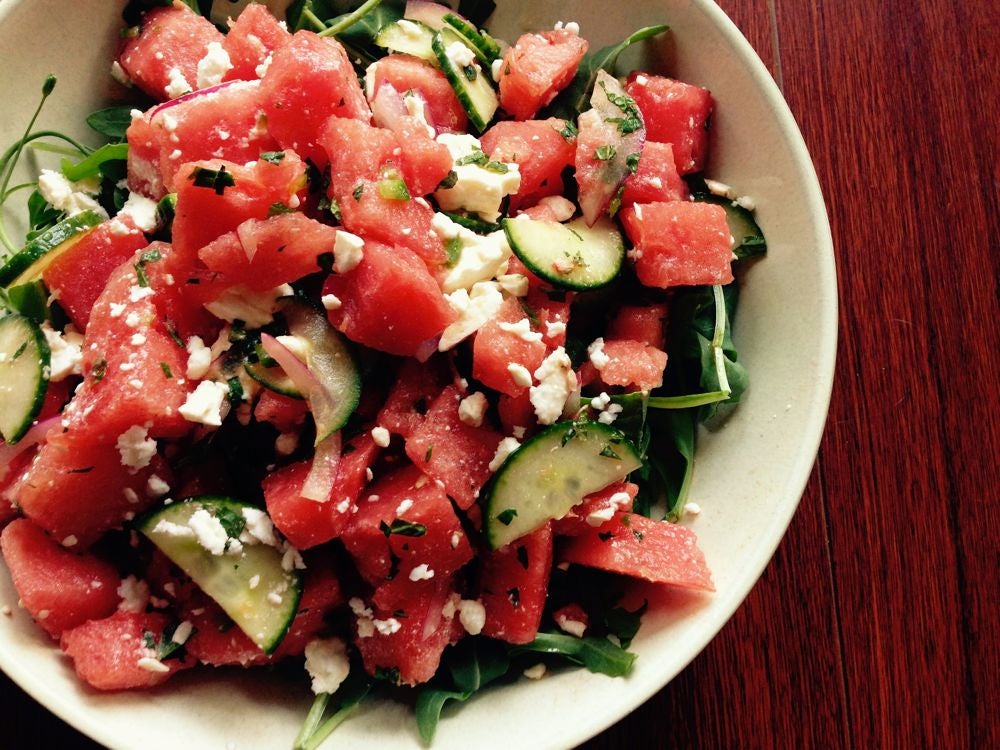 Recipe Pickled Cucumber, Jalapeno And Watermelon Salad Triathlete