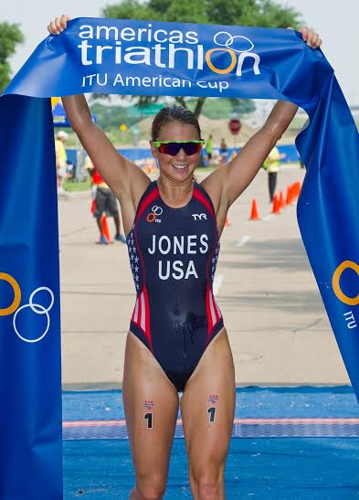 Erin Jones won the women's race on Saturday in Dallas. Photo: Mario Cantu/CIMAGES