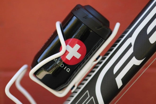 Med IQ has a bunch of first aid essentials in this compact water bottle carrier.