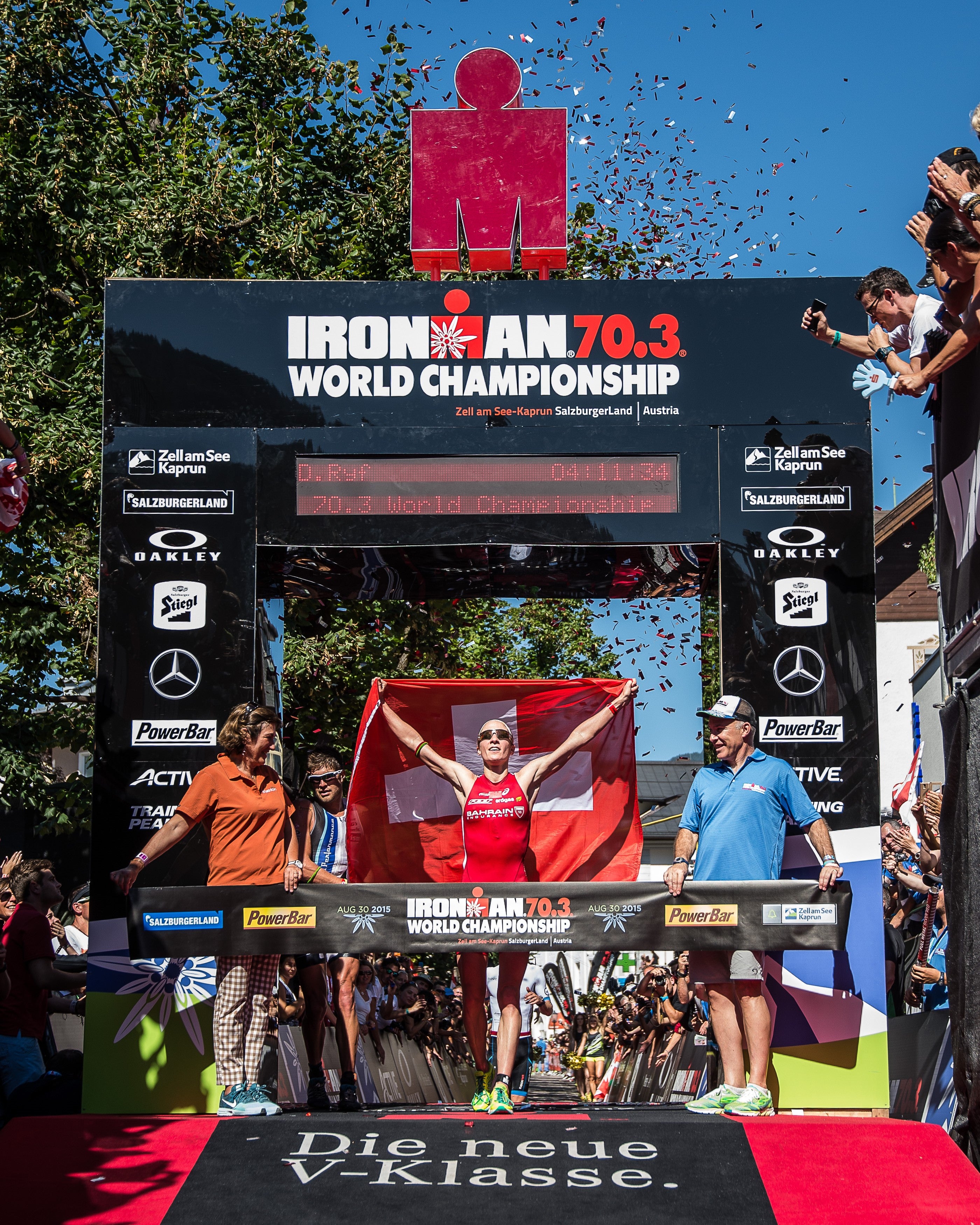 Switzerland's Daniela Ryf is now a two-time 70.3 world champion. Photo: Nils Nilsen/Ironman